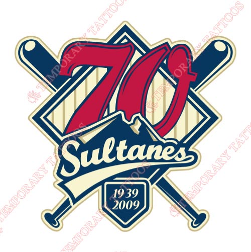 Monterrey Sultanes Customize Temporary Tattoos Stickers NO.8052